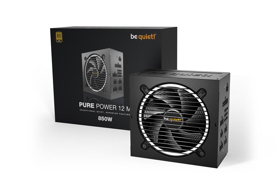 be quiet! Pure Power 12 M power supply unit 850 W 20+4 pin ATX ATX Zwart