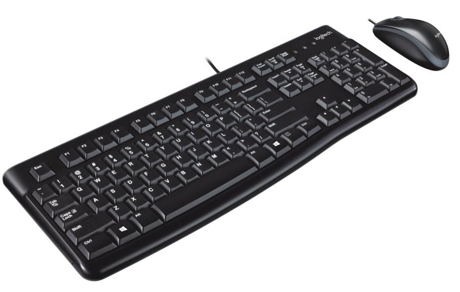 Logitech Desktop MK120 toetsenbord USB QWERTY US International Zwart