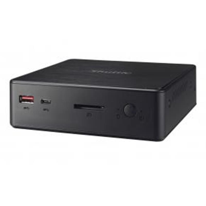 Shuttle XP? slim NC10U7 PC/workstation barebone i7-8565U 1,8 GHz Zwart Intel SoC FCBGA1528