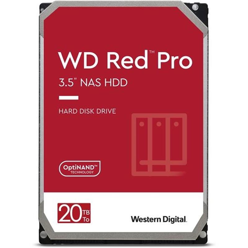 WD HD3.5 SATA3 20TB WD201KFGX / 24x7 / NAS (Di) 512MB / 7200rpm / CMR