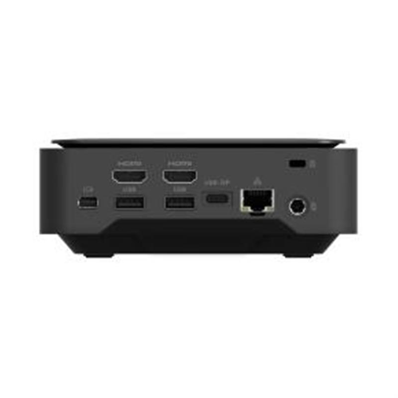 Gigabyte GB-BEI3H-1220 PC/workstation barebone Zwart Ingebouwde luidsprekers i3-1220P 1,8 GHz