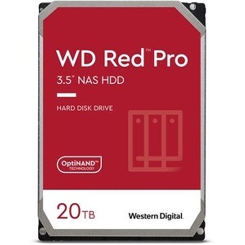 WD HD3.5 SATA3 20TB WD201KFGX / 24x7 / NAS (Di) 512MB / 7200rpm / CMR