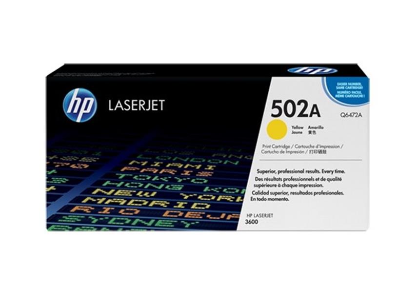 HP 502A Origineel Geel 1 stuk(s)