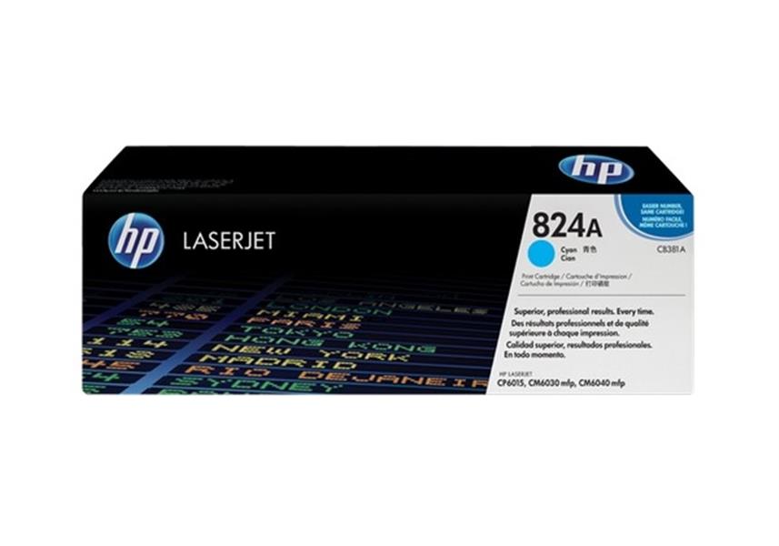 HP 824A Origineel Cyaan 1 stuk(s)