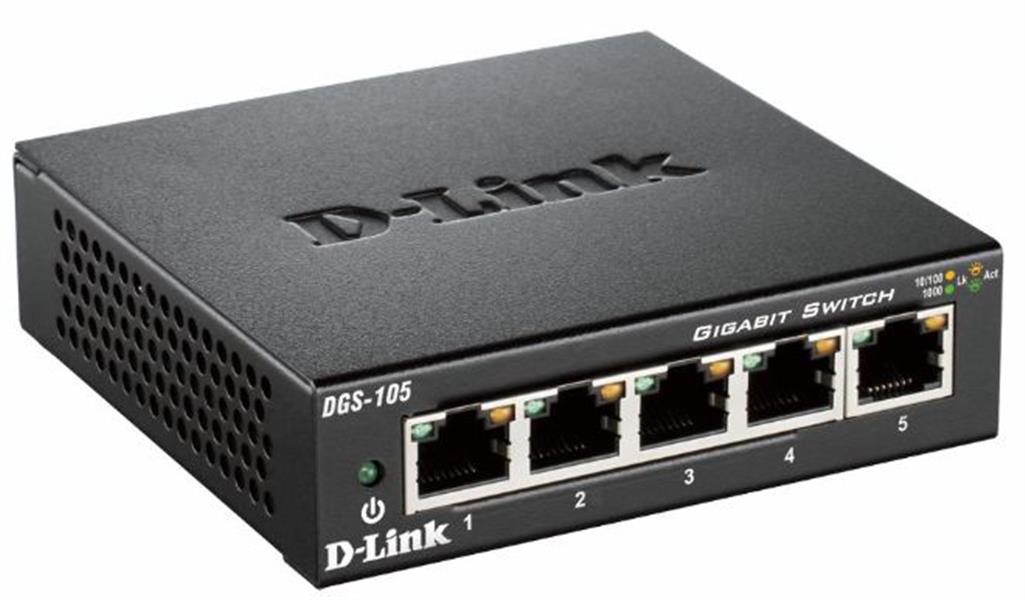 D-Link DGS-105 Zwart