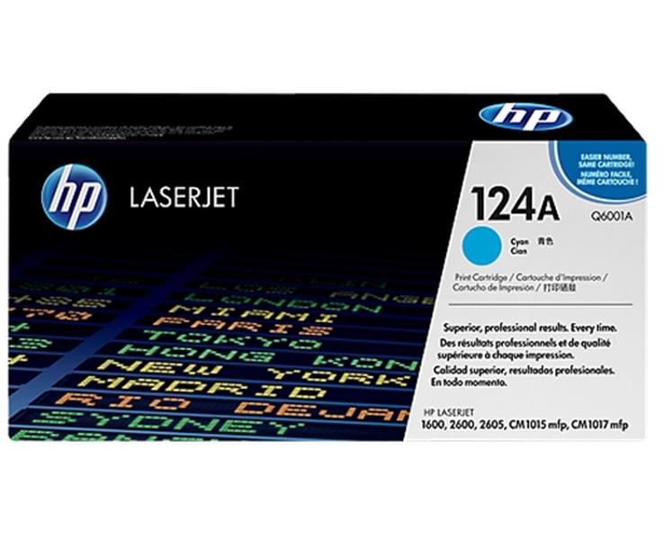 HP 124A Origineel Cyaan 1 stuk(s)