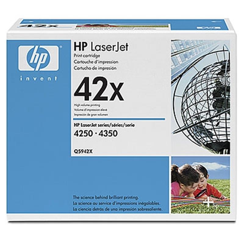 HP 42X Origineel Zwart 2 stuk(s)