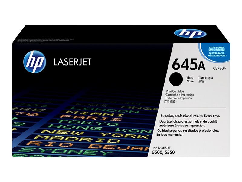 HP 645A Origineel Zwart 1 stuk(s)