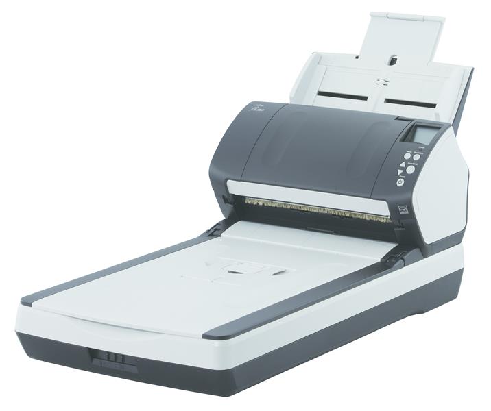 Fujitsu fi-7260 Flatbed-/ADF-scanner 600 x 600 DPI A4 Zwart, Wit