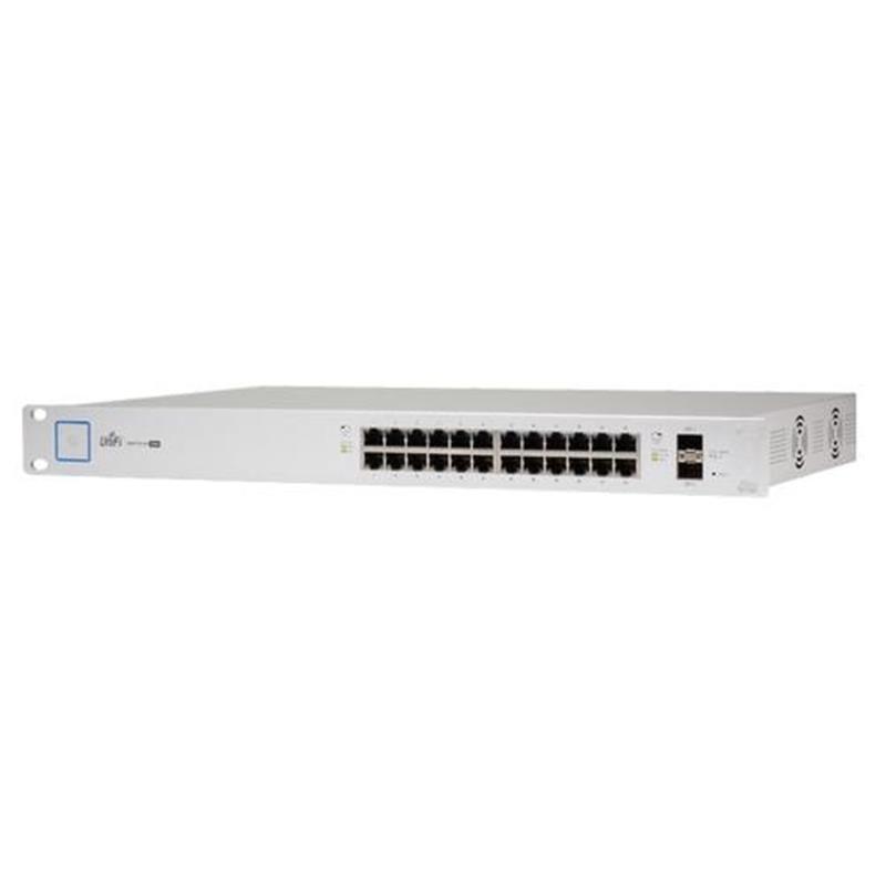 Ubiquiti Switch UniFi 24xRJ45 GBit/2xSFP Managed PoE+ (250W) 19 Rack-Mountable