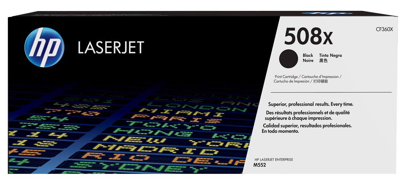 HP 508X Origineel Zwart 1 stuk(s)