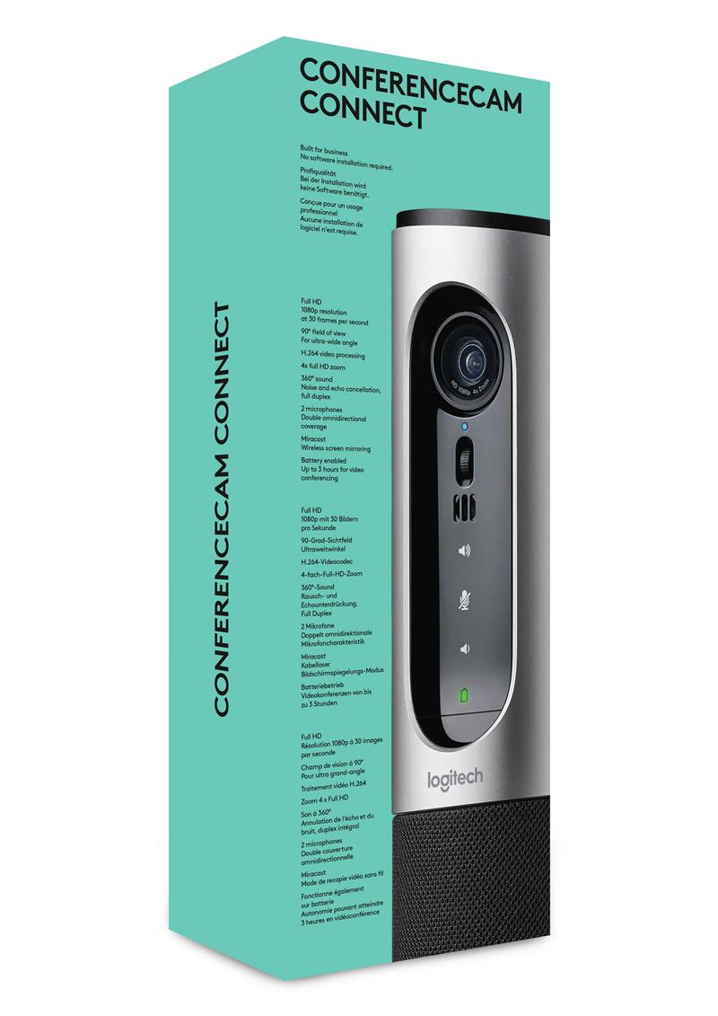 Logitech ConferenceCam Connect video conferencing systeem Group video conferencing system