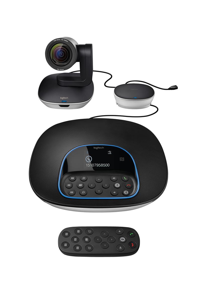 Logitech GROUP video conferencing systeem Group video conferencing system
