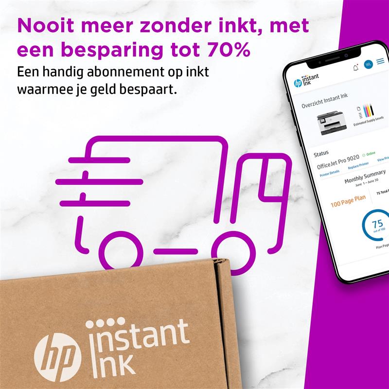 HP 304 originele drie-kleuren inktcartridge