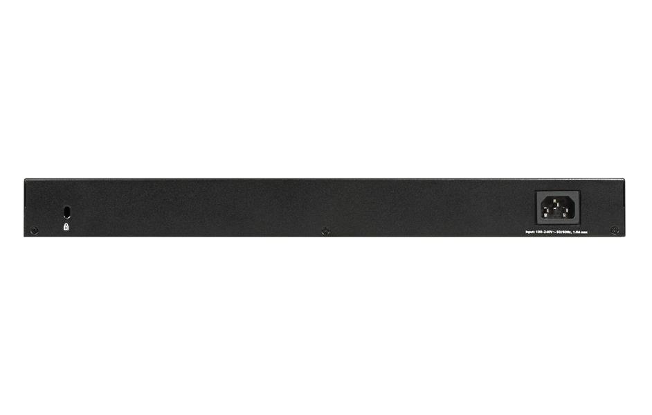 Netgear GS348 Unmanaged Gigabit Ethernet (10/100/1000) Zwart 1U
