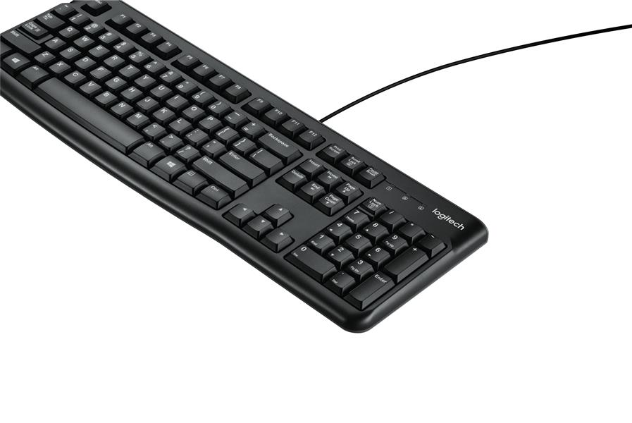 Logitech Keyboard K120 for Business toetsenbord USB QWERTY US International Zwart