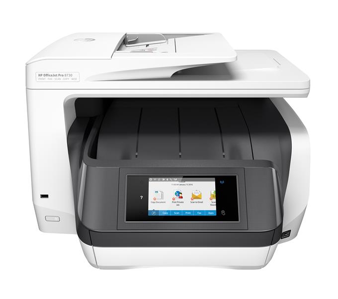 HP OfficeJet Pro 8730 Thermische inkjet 24 ppm 2400 x 1200 DPI A4 Wi-Fi