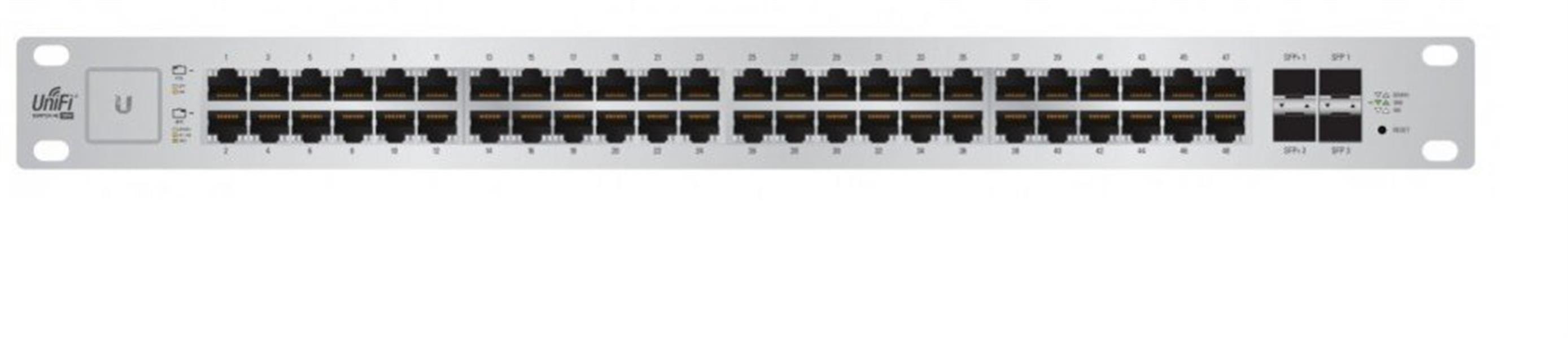 Ubiquiti UniFi netwerk-switch Managed Gigabit Ethernet 10 100 1000 Power over Ethernet PoE 1U Zilver