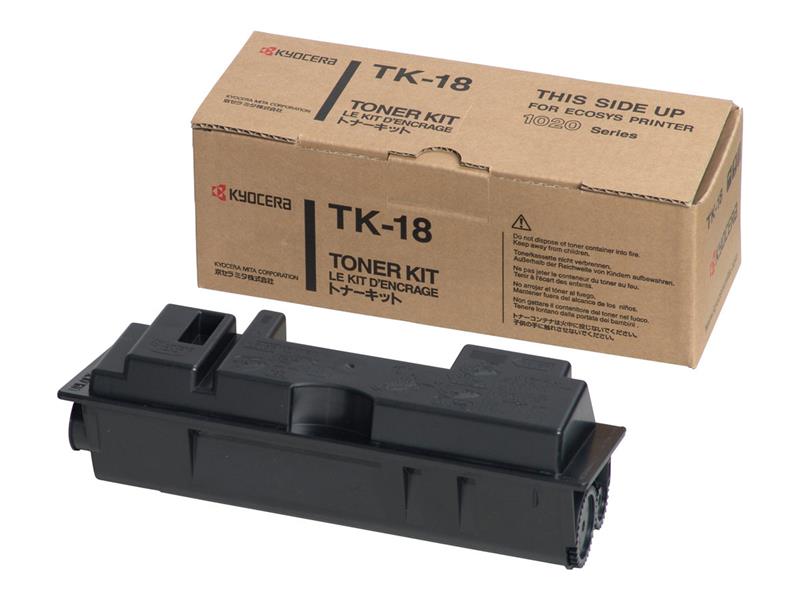 KYOCERA TK-18 Origineel Zwart 1 stuk(s)