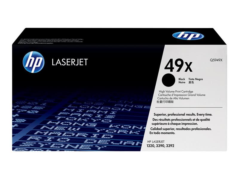 HP 49X Origineel Zwart 1 stuk(s)