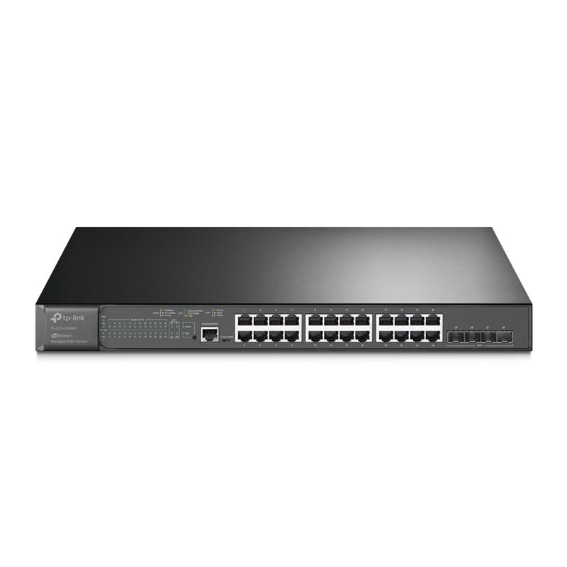 TP-Link TL-SG3428XMP netwerk-switch Managed L2/L3 Gigabit Ethernet (10/100/1000) Power over Ethernet (PoE) 1U Zwart