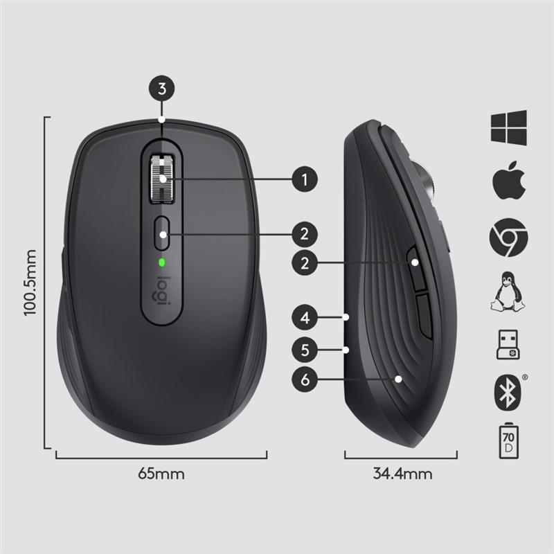 Logitech MX Anywhere 3 Compact Performance