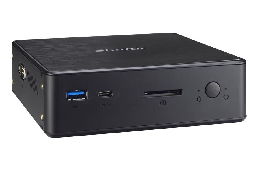 Shuttle XP? slim NC10U PC/workstation barebone 4205U 1,8 GHz Zwart Intel SoC FCBGA1528