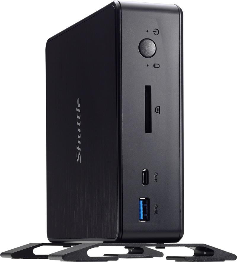Shuttle XP? slim NC10U PC/workstation barebone 4205U 1,8 GHz Zwart Intel SoC FCBGA1528