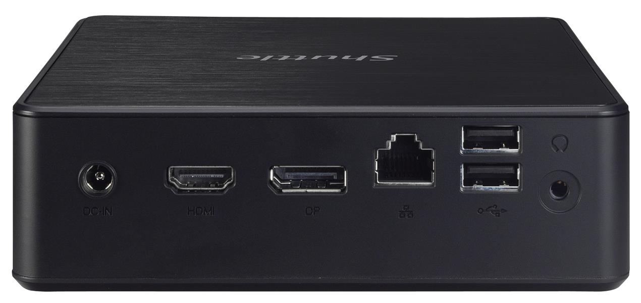 Shuttle XP? slim NC10U5 PC/workstation barebone i5-8265U 1,6 GHz Zwart Intel SoC FCBGA1528