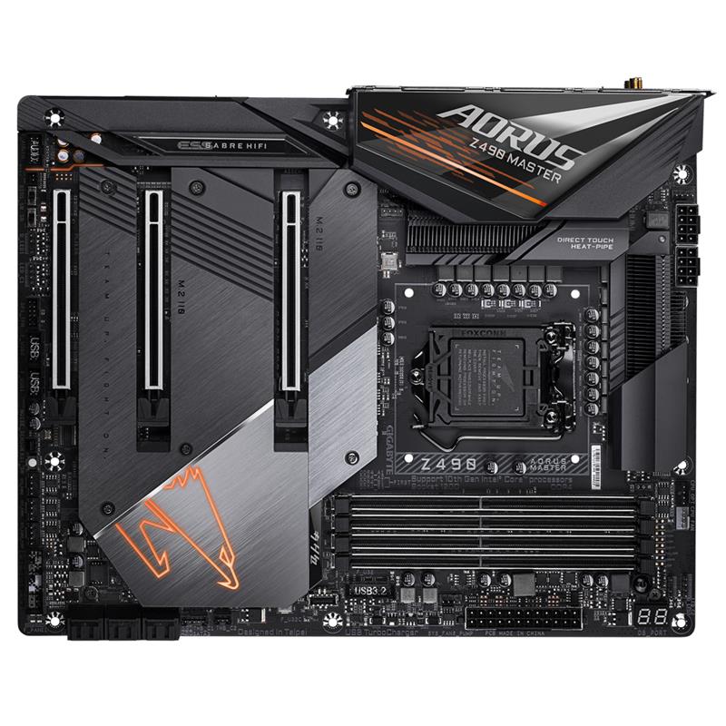 Gigabyte Z490 AORUS MASTER moederbord LGA 1200 ATX Intel Z490