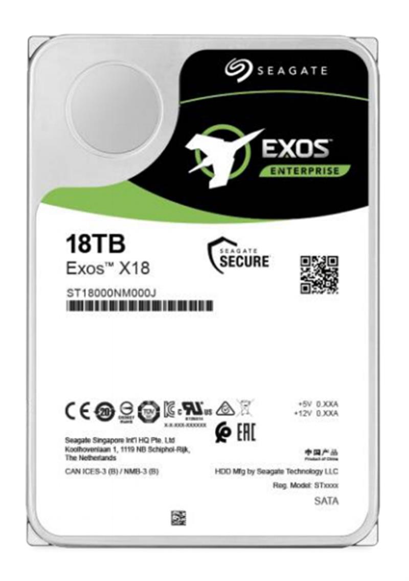 Seagate Enterprise ST18000NM000J interne harde schijf 3.5"" 18 TB SATA III