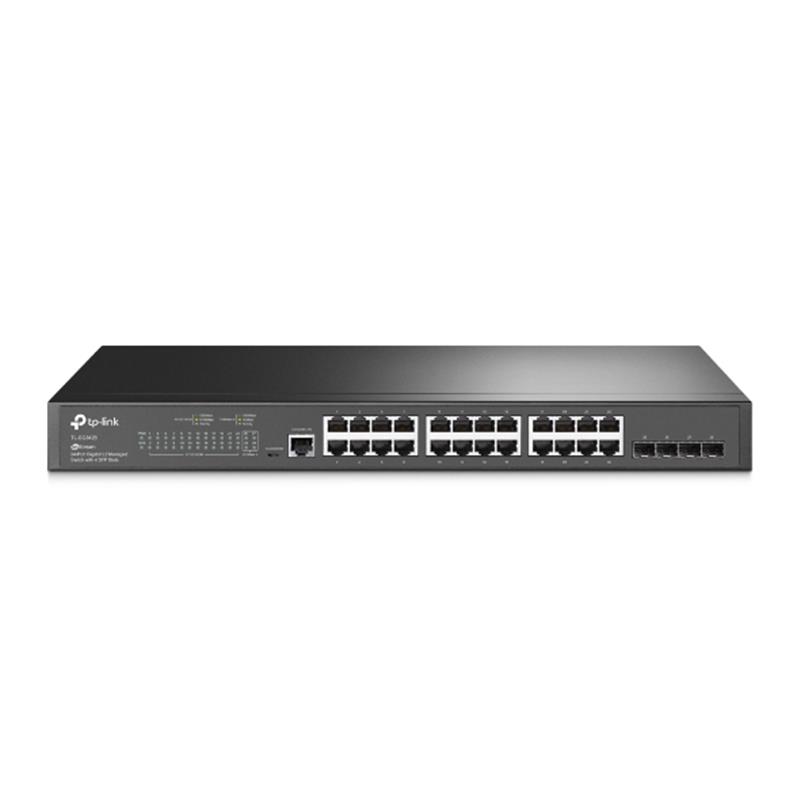 TP-Link TL-SG3428 netwerk-switch Managed L2/L3 Gigabit Ethernet (10/100/1000) 1U Zwart