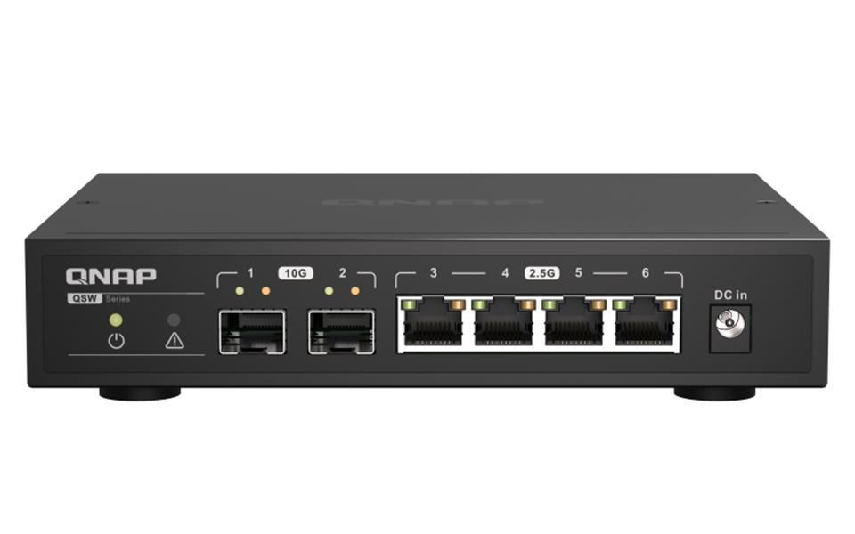 QNAP QSW-2104-2S netwerk-switch Unmanaged 2.5G Ethernet