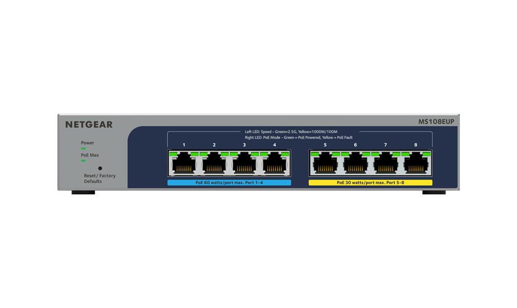 NETGEAR 8-Port Ultra60 PoE 2 5G Switch