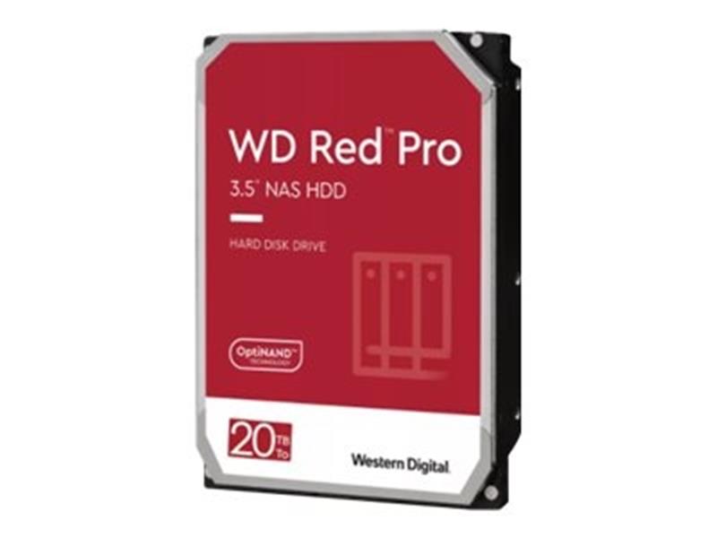 WD HD3.5 SATA3 20TB WD201KFGX / 24x7 / NAS (Di) 512MB / 7200rpm / CMR