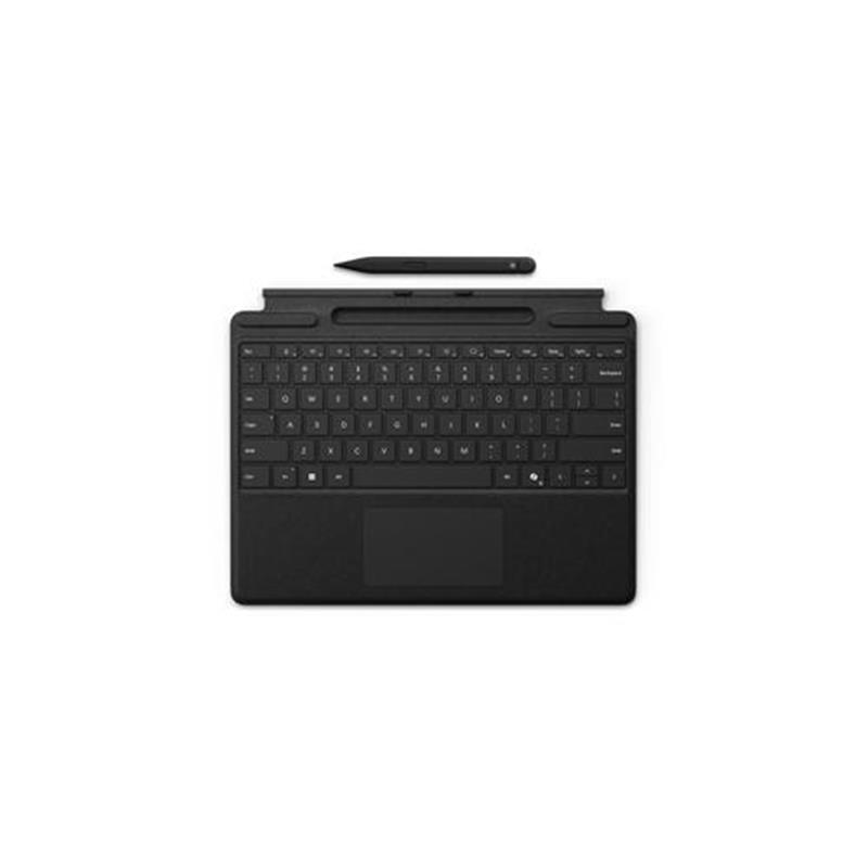 Surface Pro Keyboard [DE/AT] Schwarz + Slim Pen 2 Schwarz mit Copilot Button