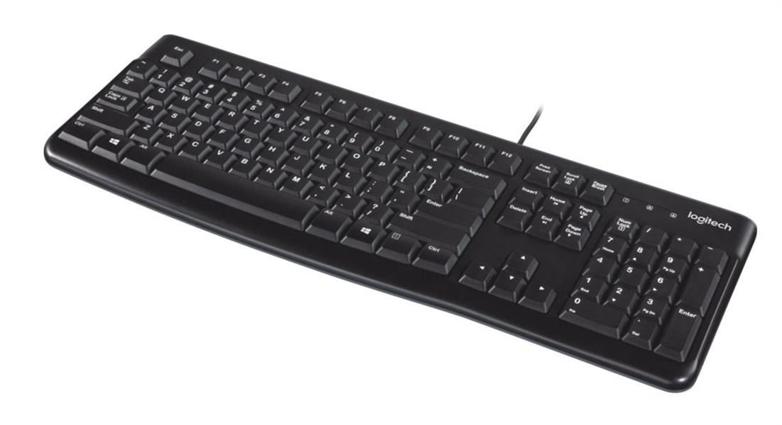 Logitech Keyboard K120 for Business toetsenbord USB QWERTY US International Zwart