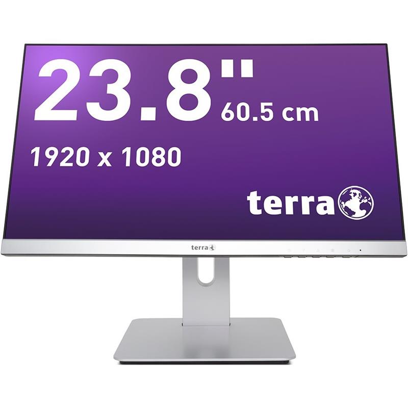TERRA LCD/LED 2462W PV V2 silber DP/HDMI GREENLINE PLUS