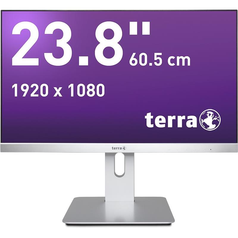 TERRA LCD/LED 2462W PV V2 silber DP/HDMI GREENLINE PLUS