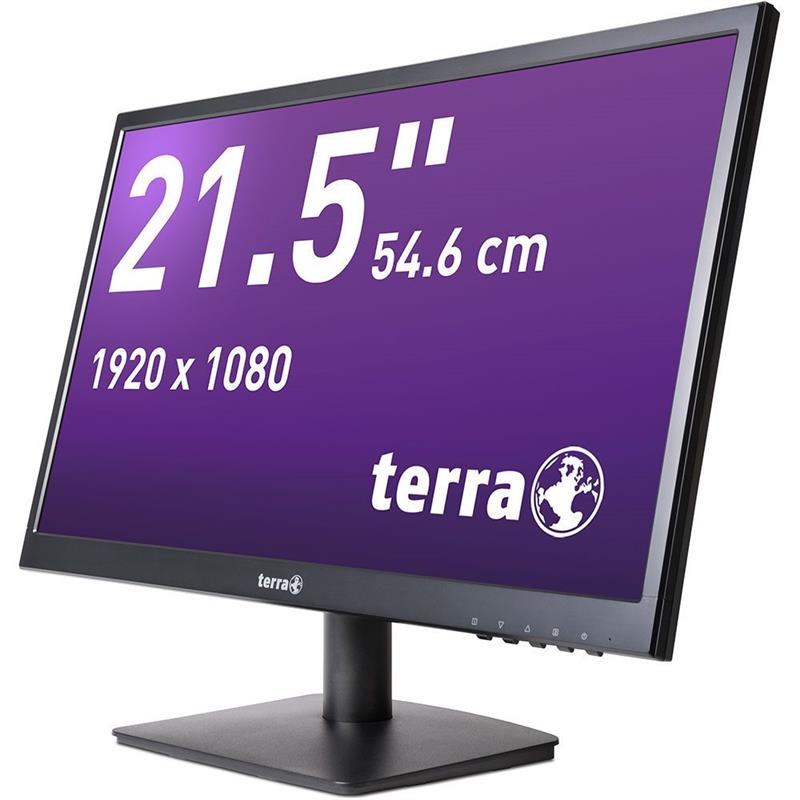 Terra Led Monitor 2226W zwart HDMI Greenline Plus 22 inch