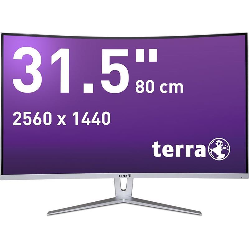 TERRA LCD/LED 3280W V2 silver/white CURVED 2xHDMI/DP