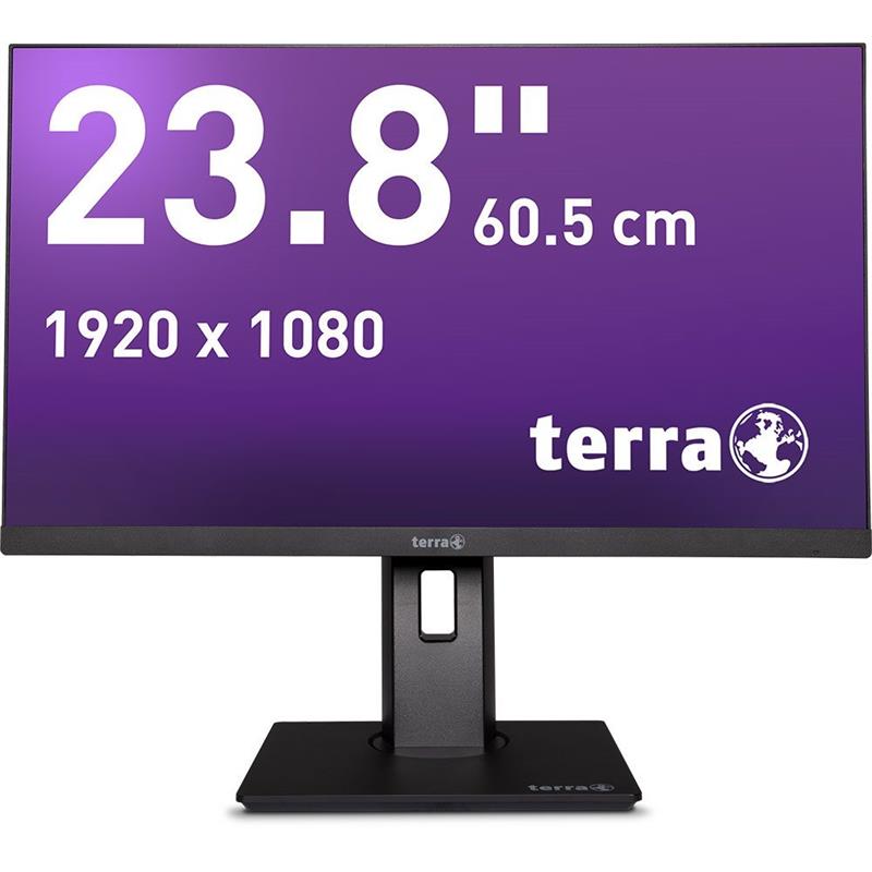 Terra Led Monitor 2463W PV black DP/HDMI Greenline Plus 24 inch