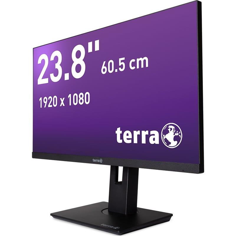 Terra Led Monitor 2463W PV black DP/HDMI Greenline Plus 24 inch