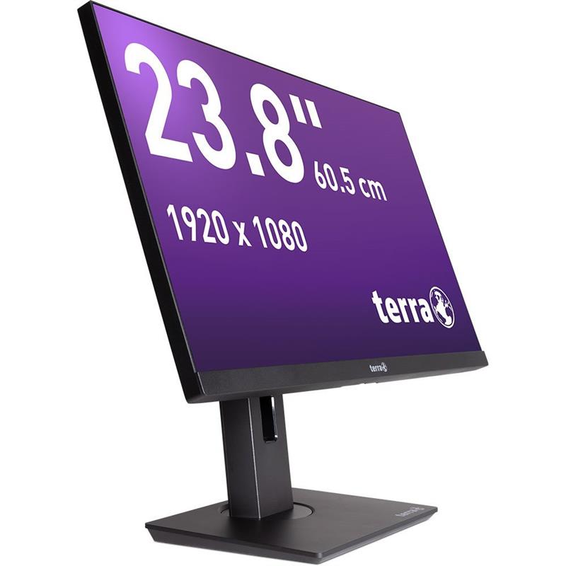 Terra Led Monitor 2463W PV black DP/HDMI Greenline Plus 24 inch