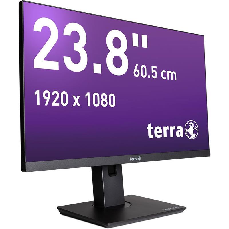 Terra Led Monitor 2463W PV black DP/HDMI Greenline Plus 24 inch