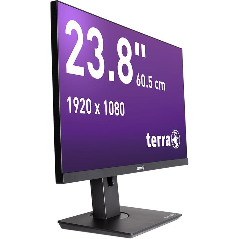 Terra Led Monitor 2463W PV black DP/HDMI Greenline Plus 24 inch