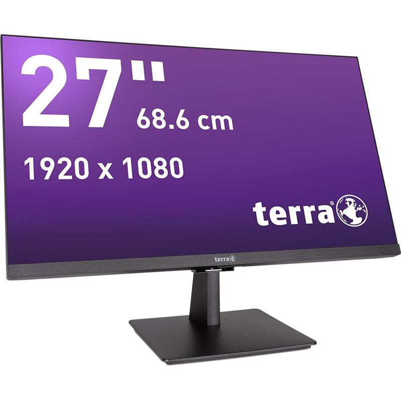 Terra Led Monitor 2763W zwart DP/HDMI Greenline Plus 27 inch