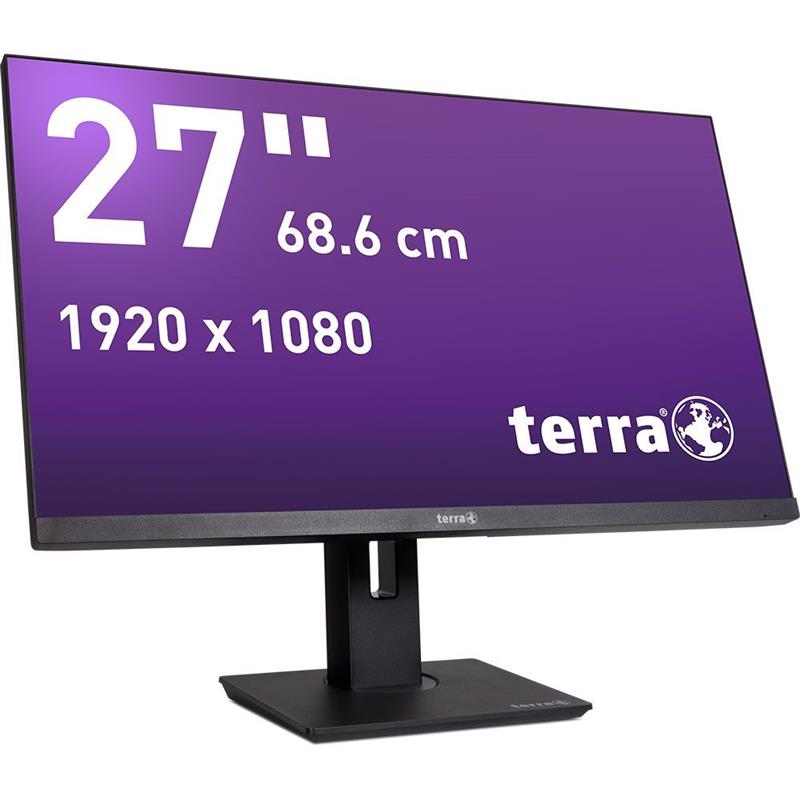 Terra Led Monitor 2763W PV zwart DP/HDMI Greenline Plus 27 inch