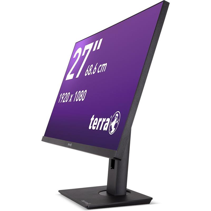 Terra Led Monitor 2763W PV zwart DP/HDMI Greenline Plus 27 inch