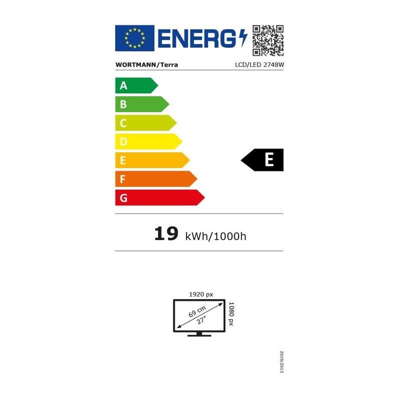 TERRA LCD/LED 2748W PV V2 schwarz DP/HDMI GREENLINE PLUS